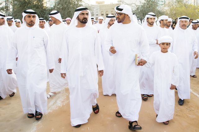 "محمد بن راشد ومحمد بن زايد وحمدان بن محمد وحمدان بن زايد ومصبح الفتان"