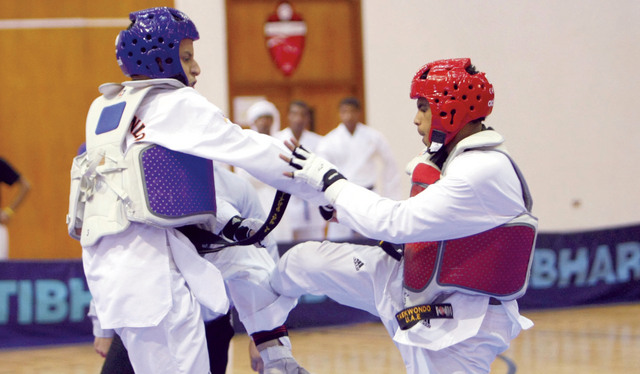 "من منافسات سابقة في التايكواندو \tمن المصدر"