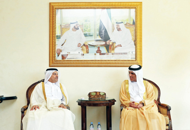 "..ويبحث تعزيز العلاقات مع قطر"