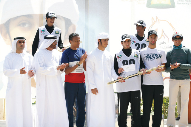 "السباق شهد مشاركة نخبة الفرسان\t تصوير: مجدي إسكندر"