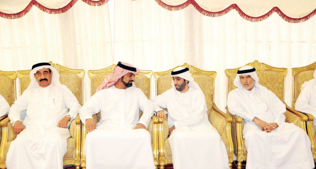 "عمار النعيمي معزياً سعود الدربي من المصدر"