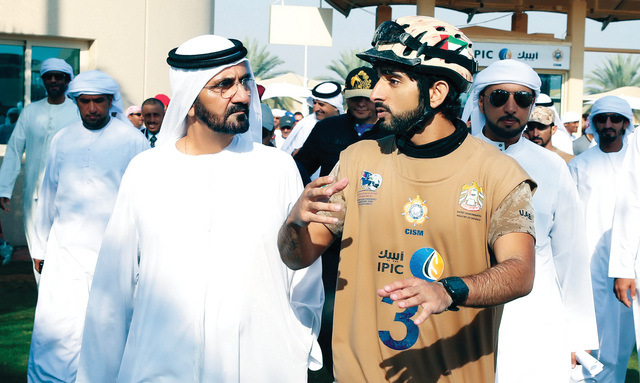 "محمد بن راشد وحمدان بن محمد"