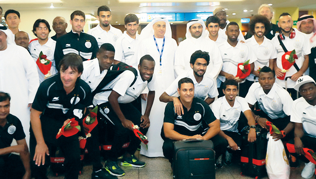 "حماد في استقبال بعثة السد القطري البيان"