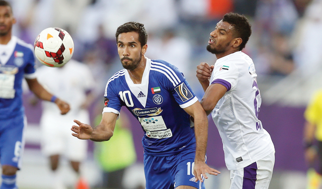 "العين يعتمد على الشباب و النصرينتهج سياسة التوازن بين الخبرة والطوح\t البيان"