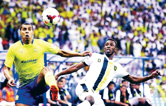 "النصر تخطى الاتحاد واقترب من لقب الدوري البيان"