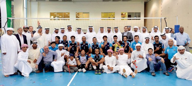 "إدارة بني ياس تشارك اللاعبين فرحة الفوز بدوري الطائرة البيان"