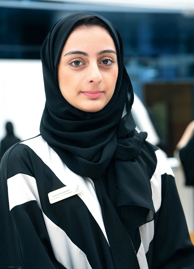 "فاطمة الرستماني: جامعة زايد وفرت وظائف للطالبات"