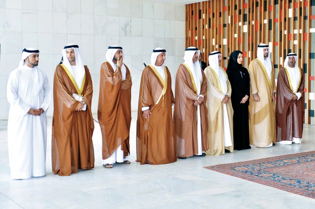 "أحمد بن سعيد ومحمد القرقاوي وريم الهاشمي ومحمد الشيباني ومصبح الفتان وخليفة سليمان وسلطان راشد الكيتوب"
