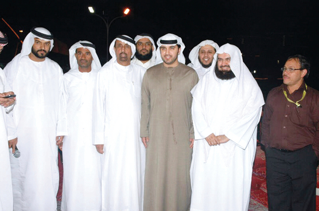 "محمد الظاهري مع الشيخ السديس"