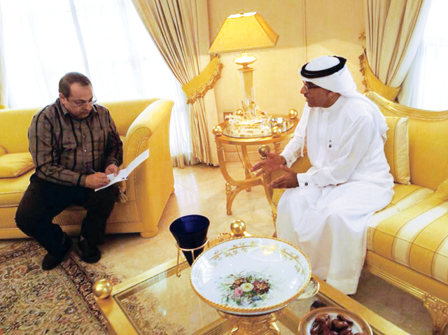 ".. وخلال حديثه لـ «البيان الرياضي»"
