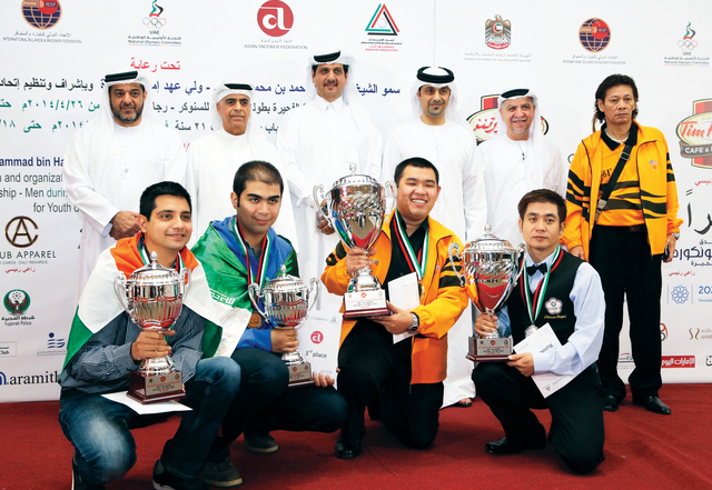 "الأبطال على منصة التتويج تصوير: محمد منور"