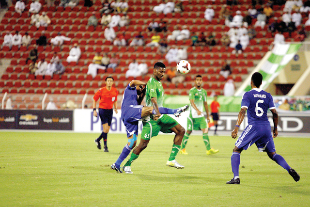 "النصر تخطى المرحلة الأولى بنجاح في مسقط\tتصوير- عاطف الغمري"
