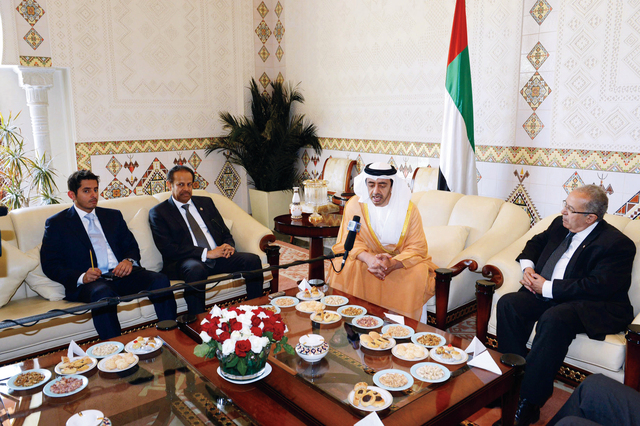".. وفي حديث حول تعزيز العلاقات"