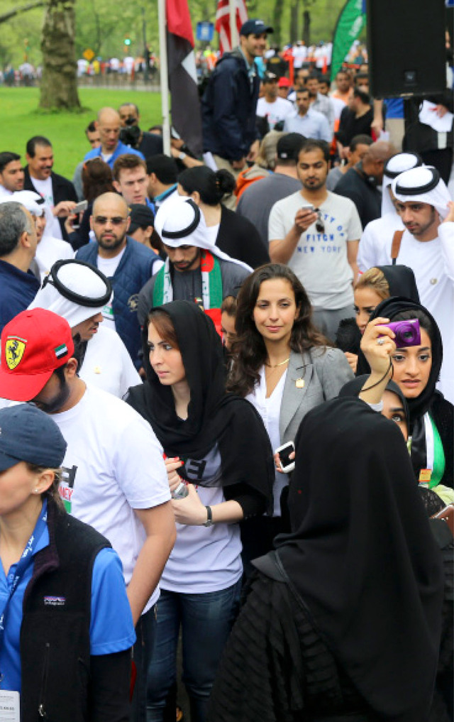 "أبناء وبنات الإمارات حرصوا على متابعة الماراثون البيان"