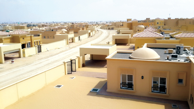 "أحد المشروعات السكنية\t من المصدر"