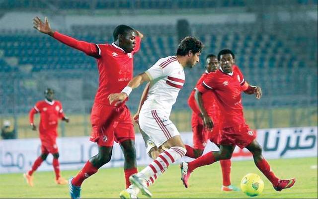 "الزمالك ونكانا رد ديفلز في بطولة أفريقيا أرشيفية"