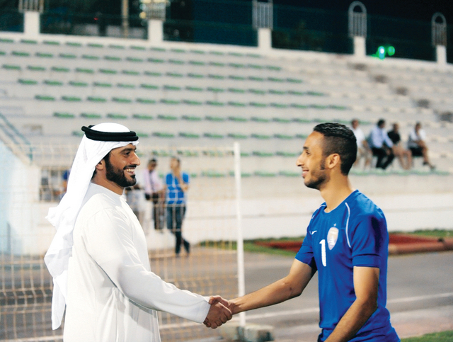 "عبد الله بن محمد  وتفاؤل كبير باستعداد لاعبي العين"