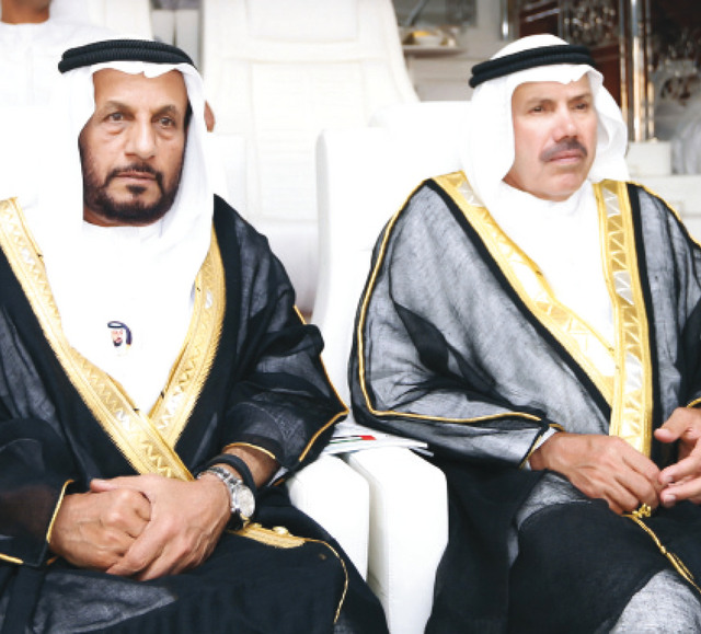 "مصبح راشد الفتان يتابع نهائي أغلى الكؤوس"