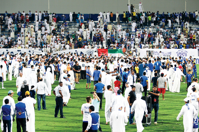 "الجماهير النصراوية احتفلت باللقب مع اللاعبين والتزمت الروح الرياضية"