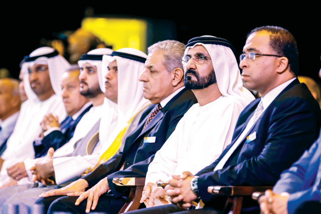 محمد بن راشد يشهد افتتاح فعاليات منتدى الإعلام العربي 13