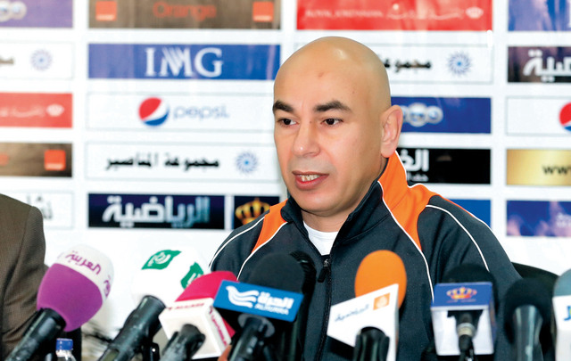 "حسام حسن يتحدث في مؤتمر صحفي سابق  \t   أرشيفية"