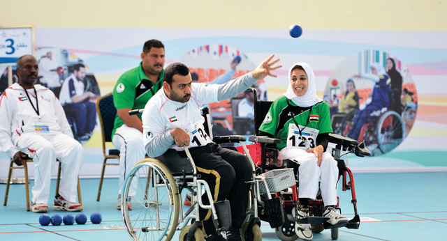 "من منافسات اليوم الثاني للبطولة \t البيان"
