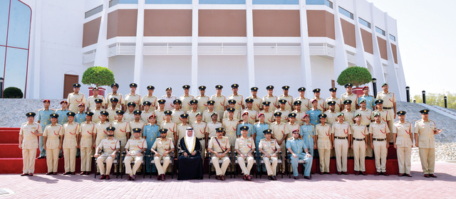 "..وخلال حفل تخريج دورة ضباط جامعيين"