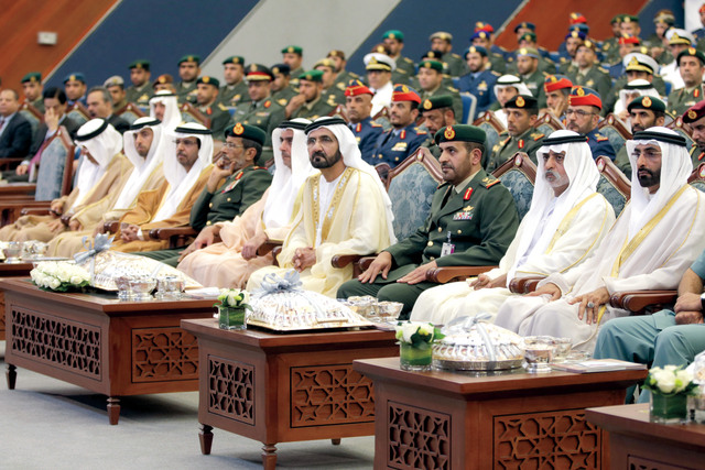 "سموه وسيف بن زايد ونهيان بن مبارك وهادف الظاهري وسهيل المزروعي ومحمد البواردي وحمد الرميثي وأحمد آل علي"