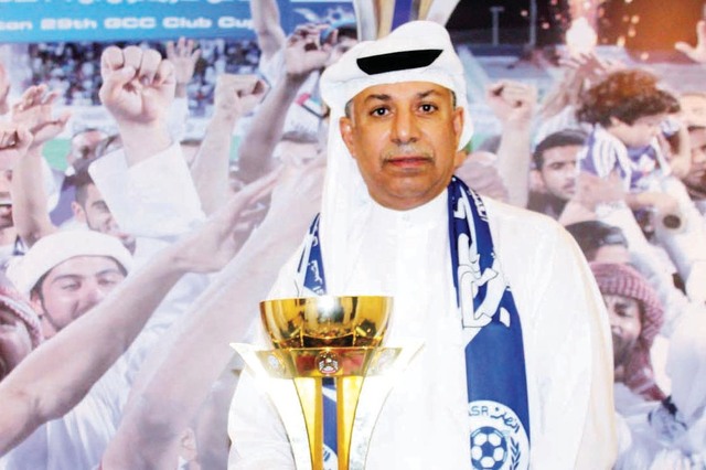 "الحثبور يحتفي باللقب الخليجي\tالبيان"