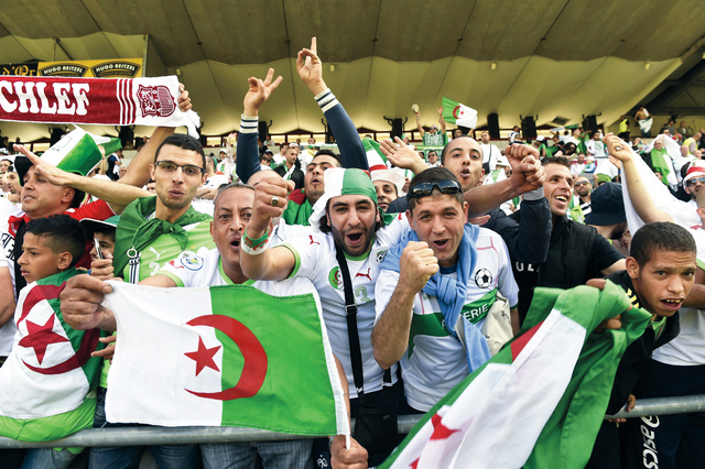 "وصول الفوج الأول من جماهير الجزائر إلى البرازيل\t البيان"