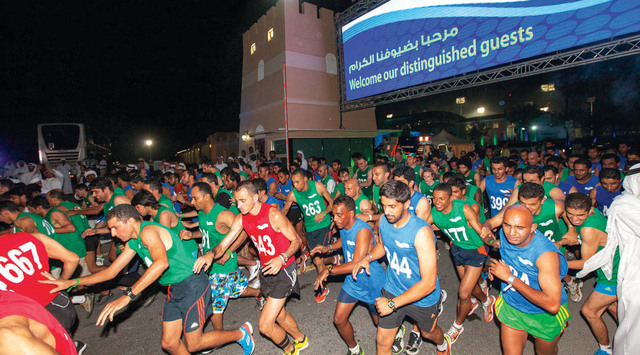 "إقبال كبير على المشاركة في منافسات الجري \tالبيان"