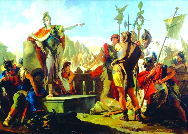 "لوحة زنوبيا تخاطب جنودها"
