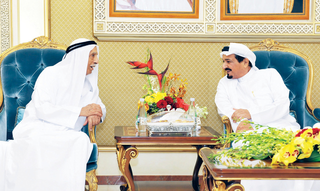".. وسموه متقبلاً تهاني جمعة الماجد"