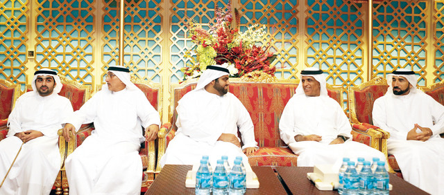"سعود بن صقر يتقبل تهاني محمد الشرقي والشعفار ومسؤولين ومواطنين"