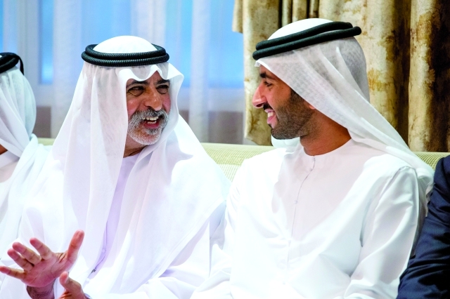 "نهيان بن مبارك ومحمد بن سرور"