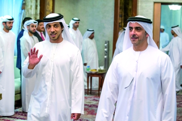 "سيف ومنصور بن زايد"
