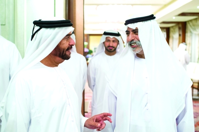 "سرور بن محمد ونهيان بن مبارك"