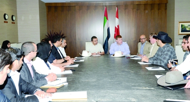 ".. وخلال جلسة المباحثات التي عقدت في مقر شركة « طاقة الشمالية» \t\t وام"