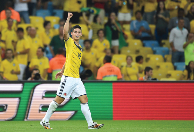 "رودريغز هداف من طراز خاص \t  ا ف ب"