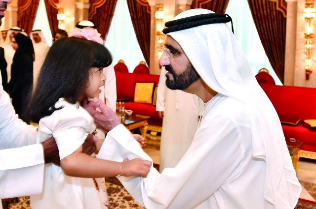 "نائب رئيس الدولة ولمسة الوالد لزهرة من بنات الوطن"