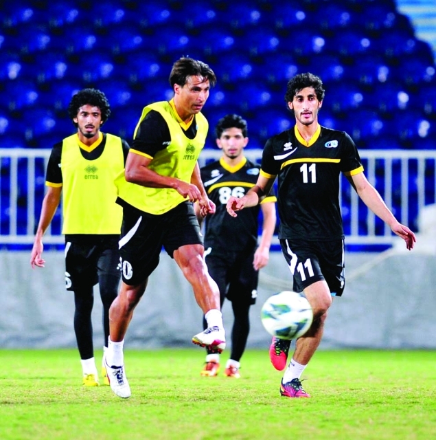"جانب من تدريبات السماويالبيان"