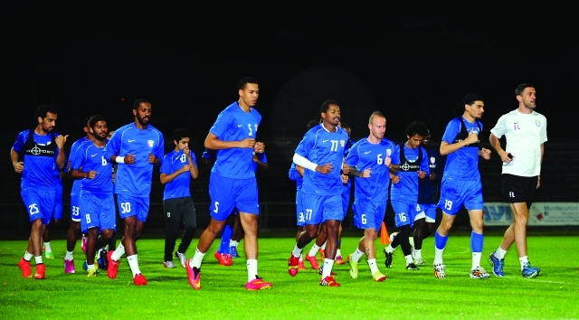 "من تدريبات العين قبل مواجهة اليوم من المصدر"