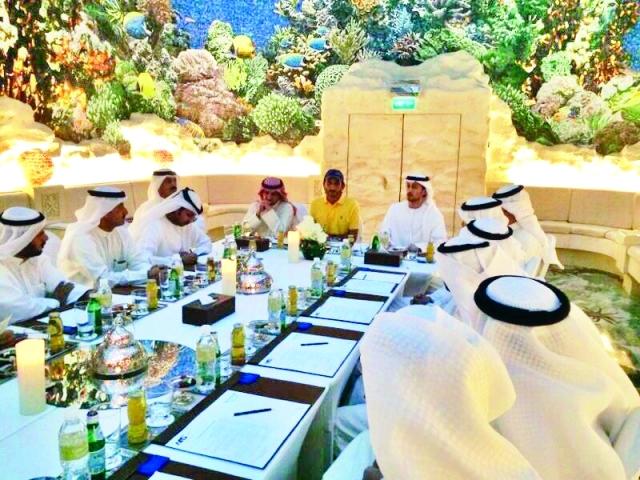 "أحمد بن حشر يترأس الاجتماع التنسيقي البيان"