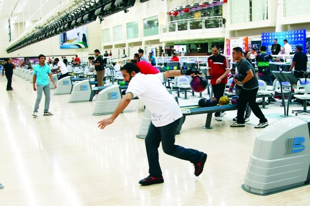 "جانب من المنافسات أول من أمس \t البيان"