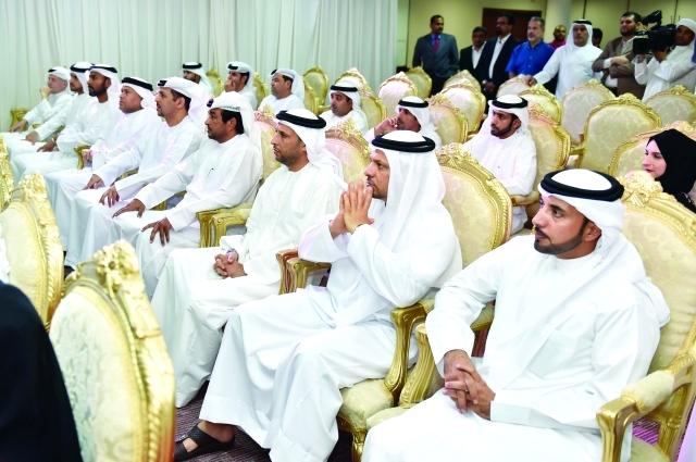 "الشيخ محمد بن راشد آل مكتوم خلال افتتاح مركز محمد بن راشد لطباعة المصحف الشريف في مطبعة مسار في دبي، ، يوليو 22، 2014 تصوير محمد هشام"