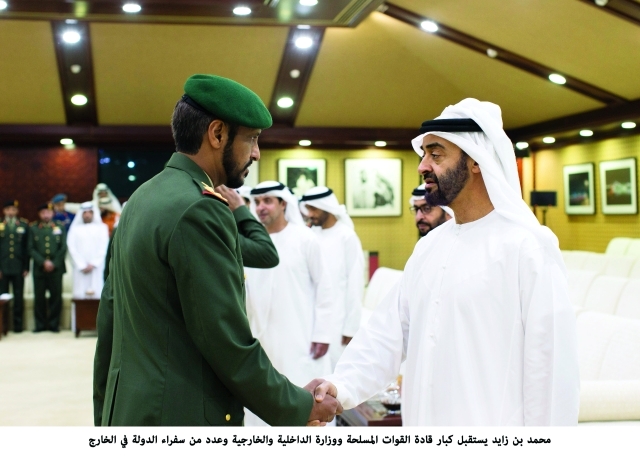 "سموه خلال الاستقبال"
