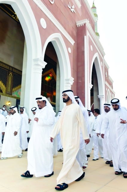 "محمد بن راشد في جولة بحضور ضاحي خلفان وبن حويرب والسبوسي"