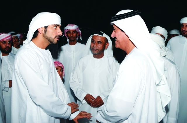 "حمدان بن محمد في حديث مع سلطان بن حمدان البيان"