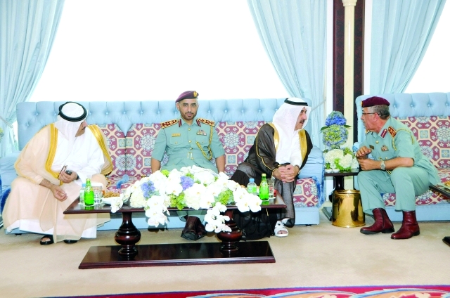 ".. وسموه خلال استقبال القيادات الشرطية"