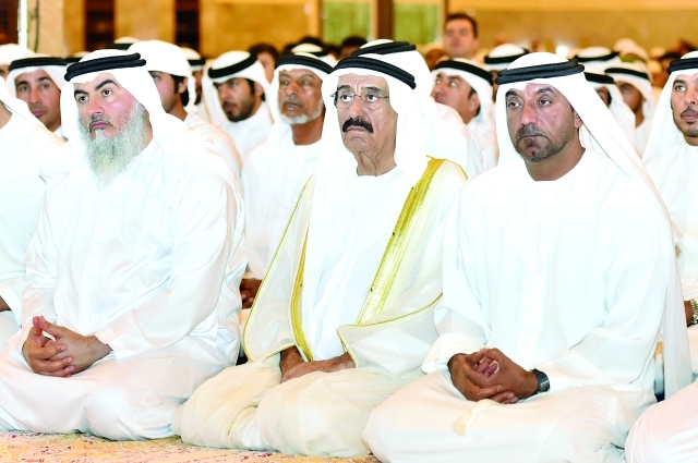 "أحمد بن سعيد ومحمد بن حمدان آل نهيان ومحمد النابودة"